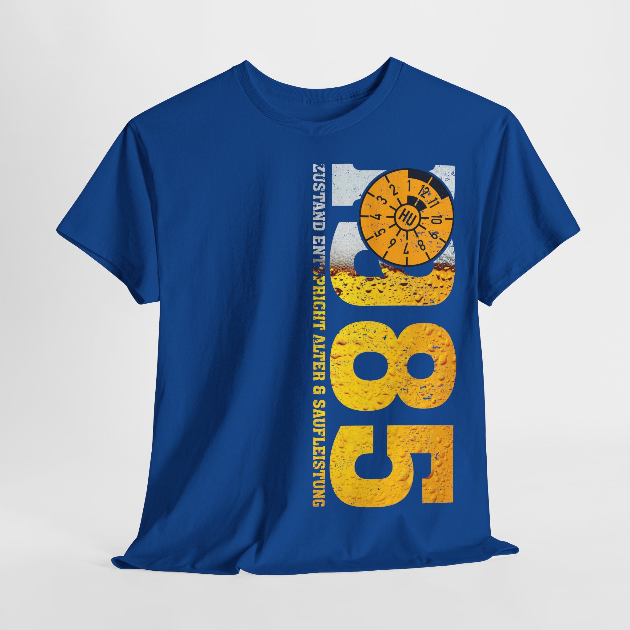 40. Geburtstag Baujahr 1985 Zustand entspricht Alter und Saufleistung TÜV Lustiges Bier Mechaniker Geschenk T-Shirt