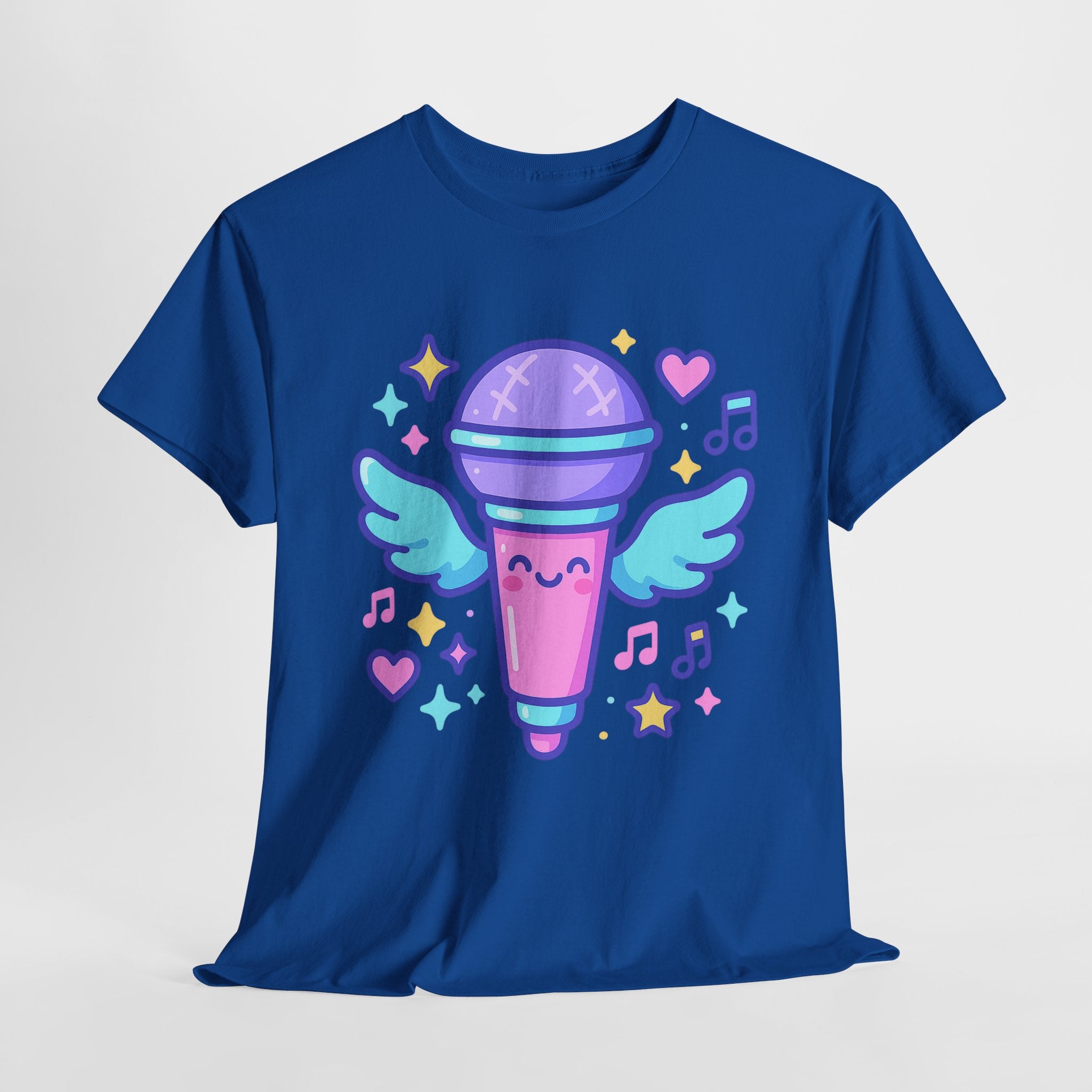 K-Pop Zaubermikrofon – Kawaii Neon Glow Shirt