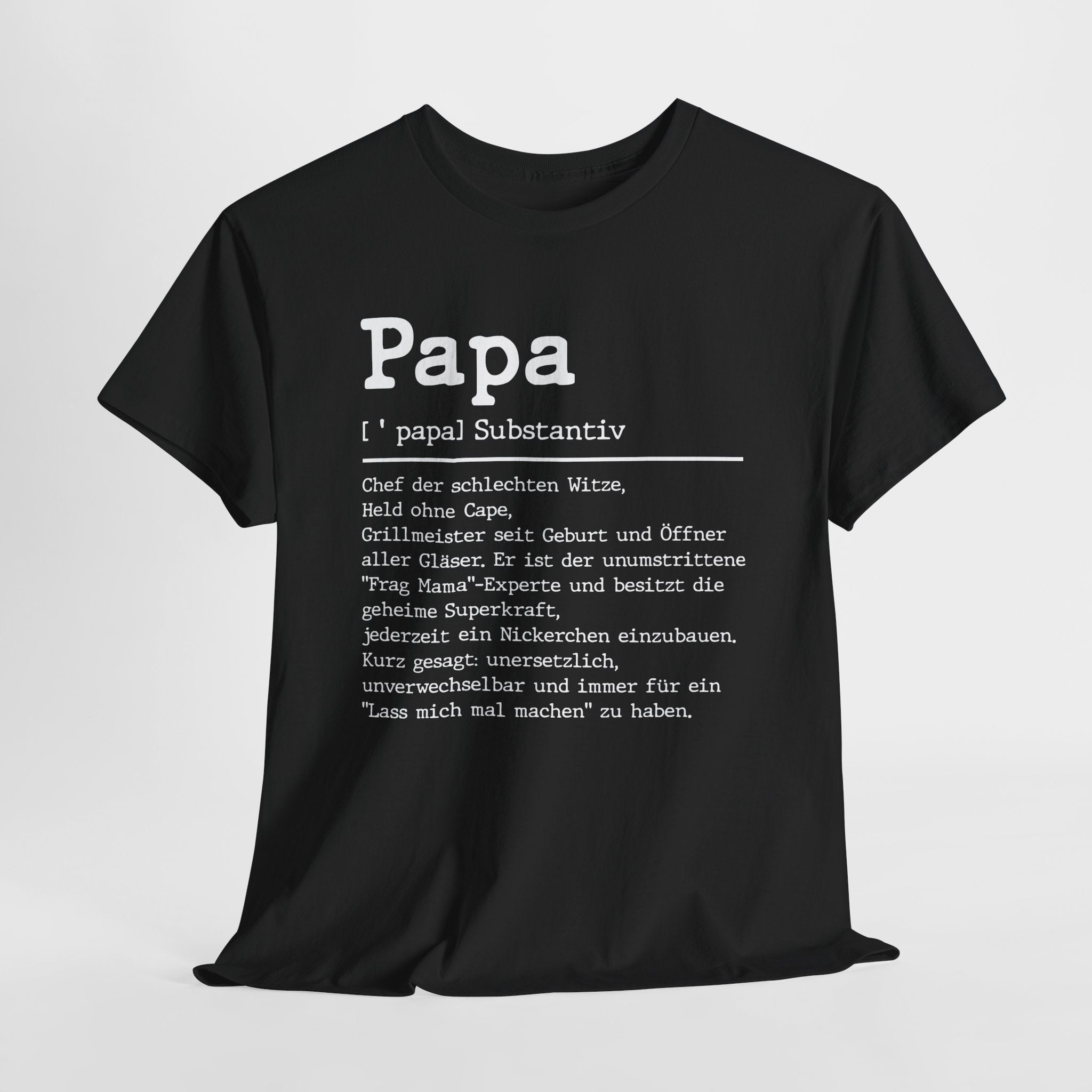 Lustiges Papa Shirt zum Vatertag – Witziges Geschenk für Väter, Grillmeister & Held des Alltags