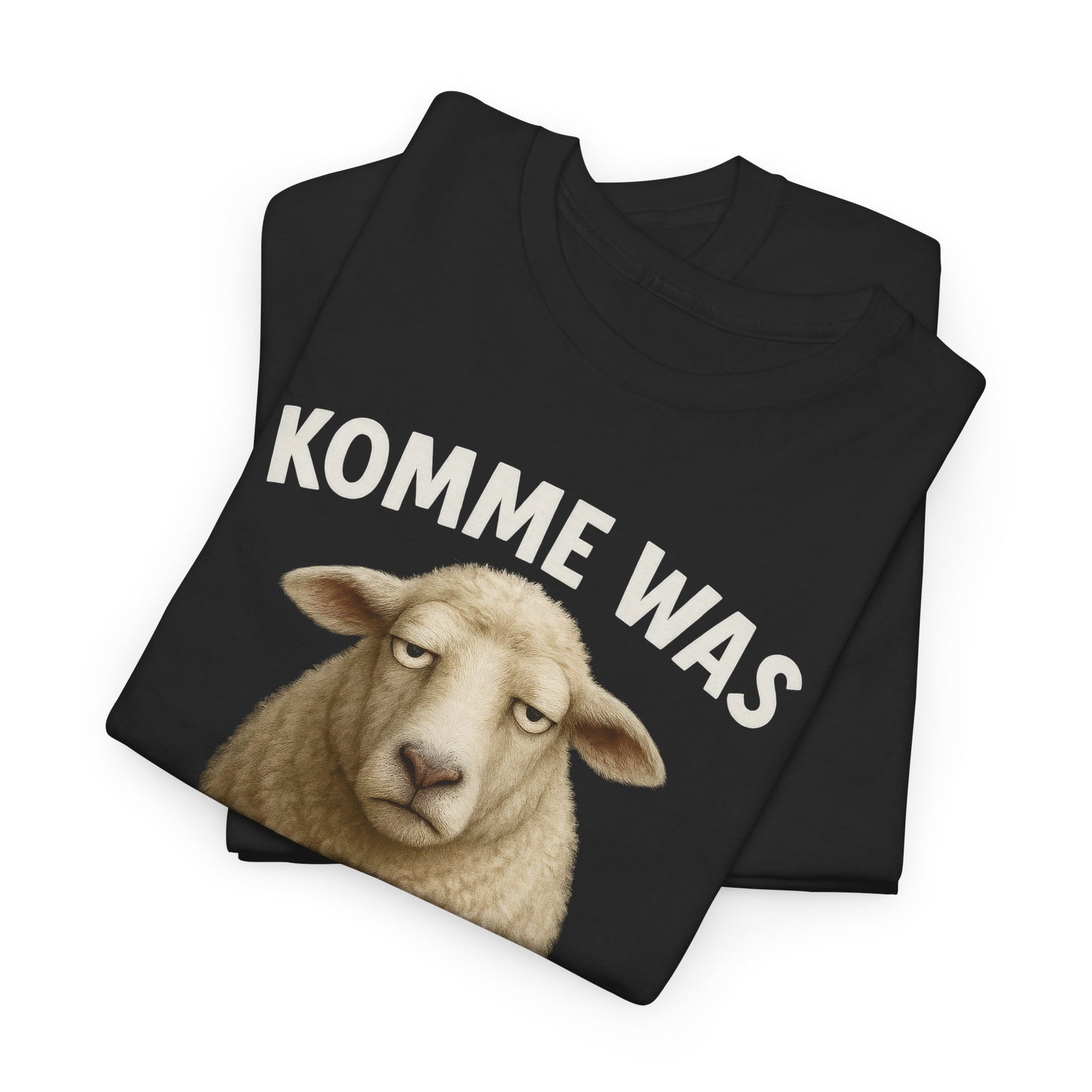 Schaf Schäfer Schafhirte Komme was Wolle Lustiges Witziges T-Shirt