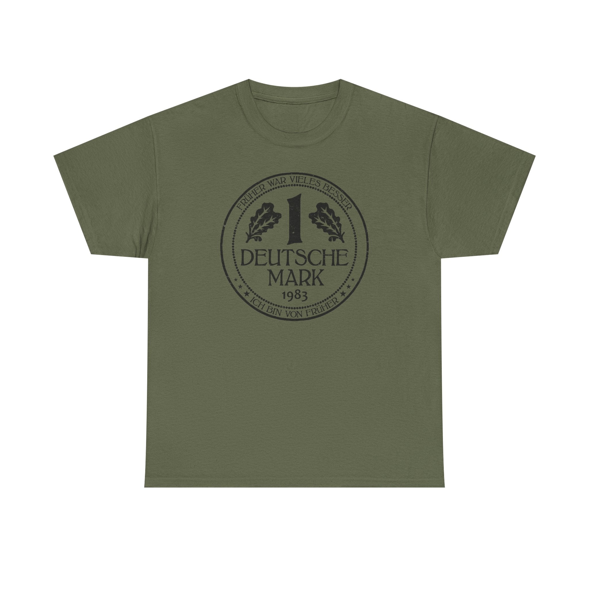 Deutsche Mark 1983 T-Shirt Herren Damen | Lustiges Nostalgie Retro Shirt Geschenk zum Geburtstag