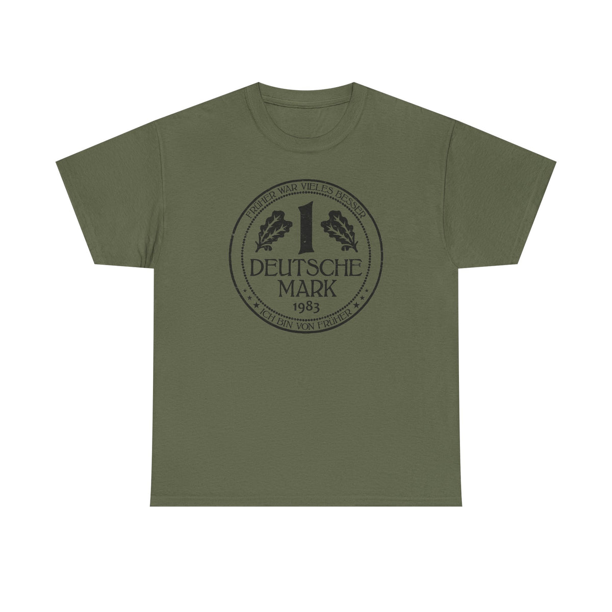 Deutsche Mark 1983 T-Shirt Herren Damen | Lustiges Nostalgie Retro Shirt Geschenk zum Geburtstag