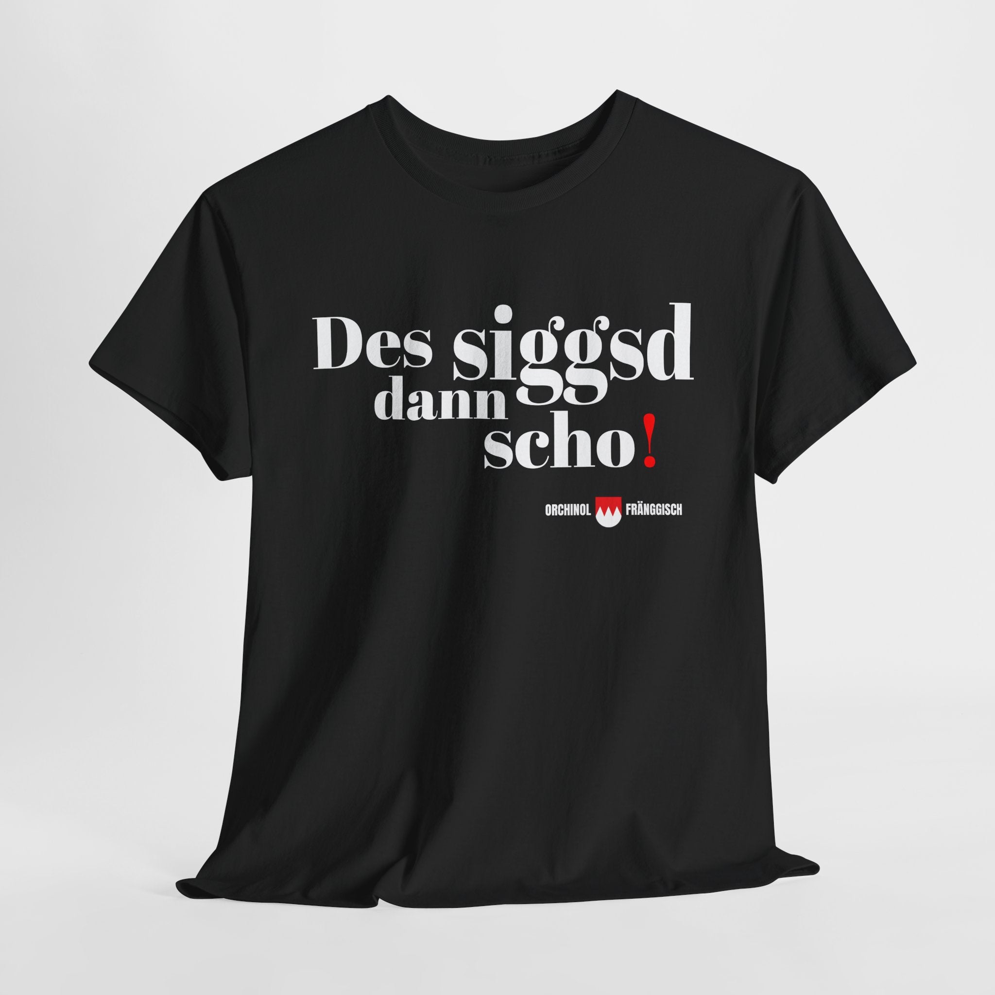 Des siggsd dann scho! Original Fraenkisch Lustiges T-Shirt