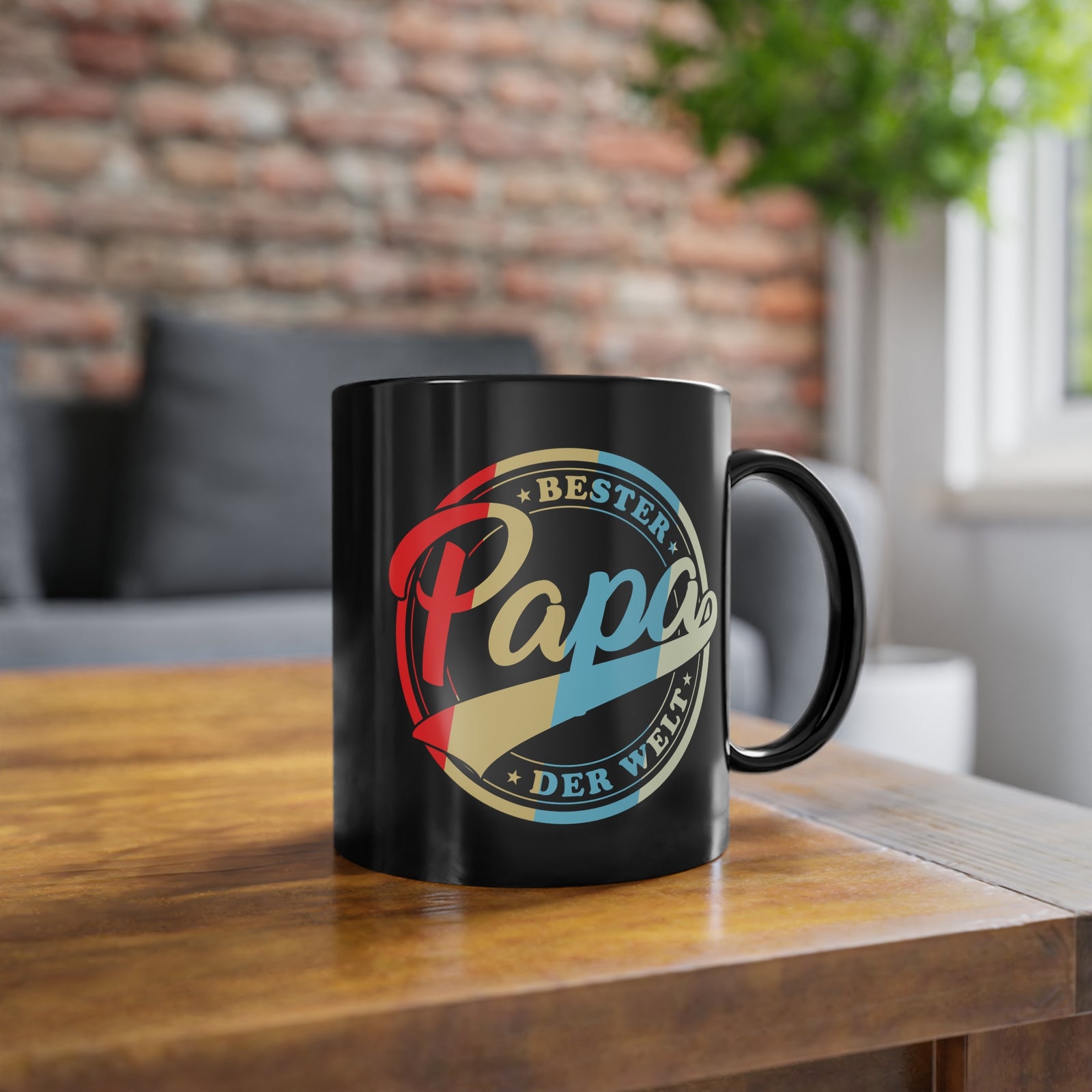 Vatertag Bester Papa der Welt - Retro Style - Lustige Vatertag Geschenk Kaffee Tasse