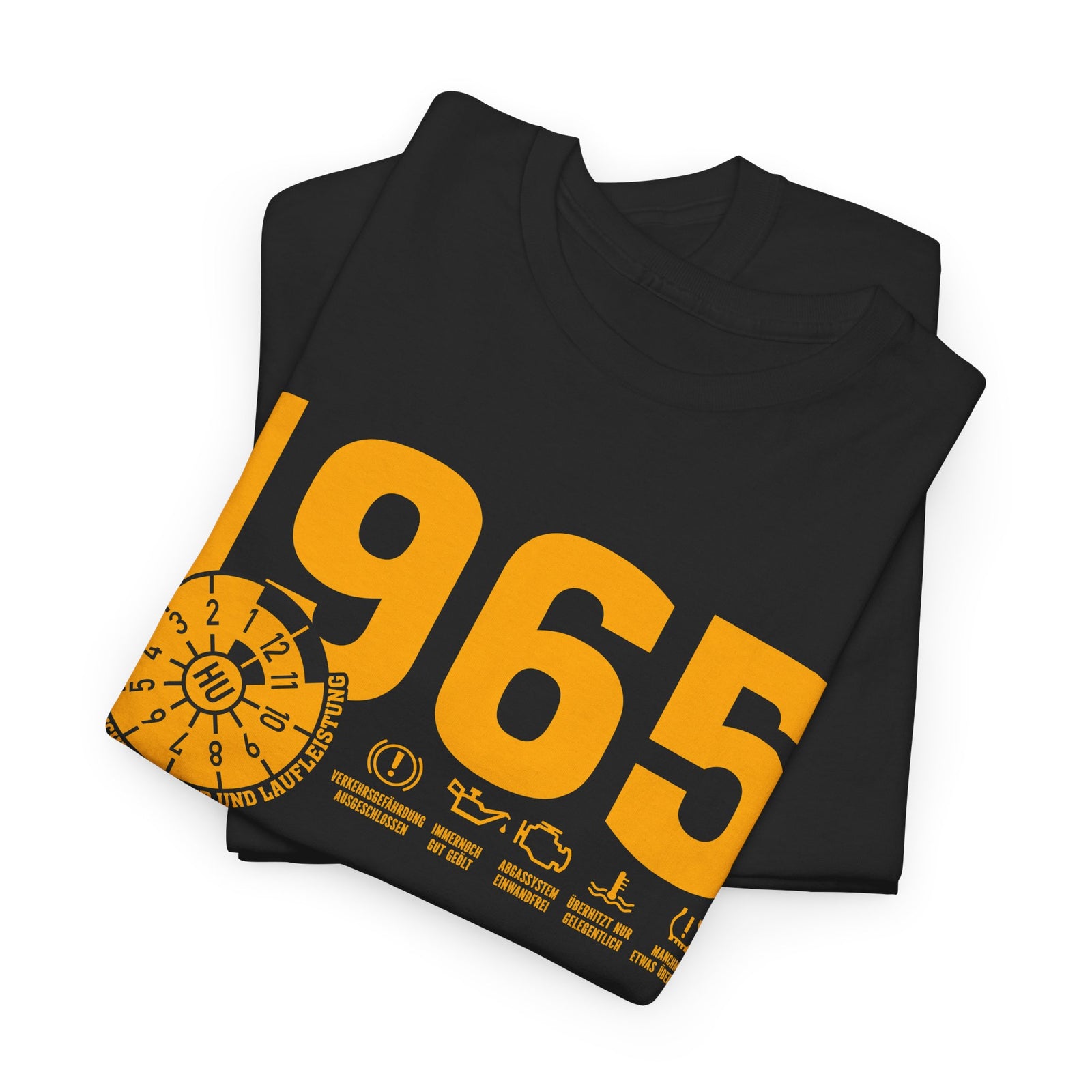 60 Geburtstag Jahrgangs-Shirt 1965 – TÜV Stempel Design - Entspricht Zustand und Laufleistung