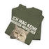 Mürrische Katze und Mittelfinger Morgenhasser – Lustiges Kaffee Shirt für Morgenmuffel