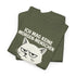 Mürrische Comic Katze und Morgenhasser – Lustiges Kaffee Shirt für Morgenmuffel