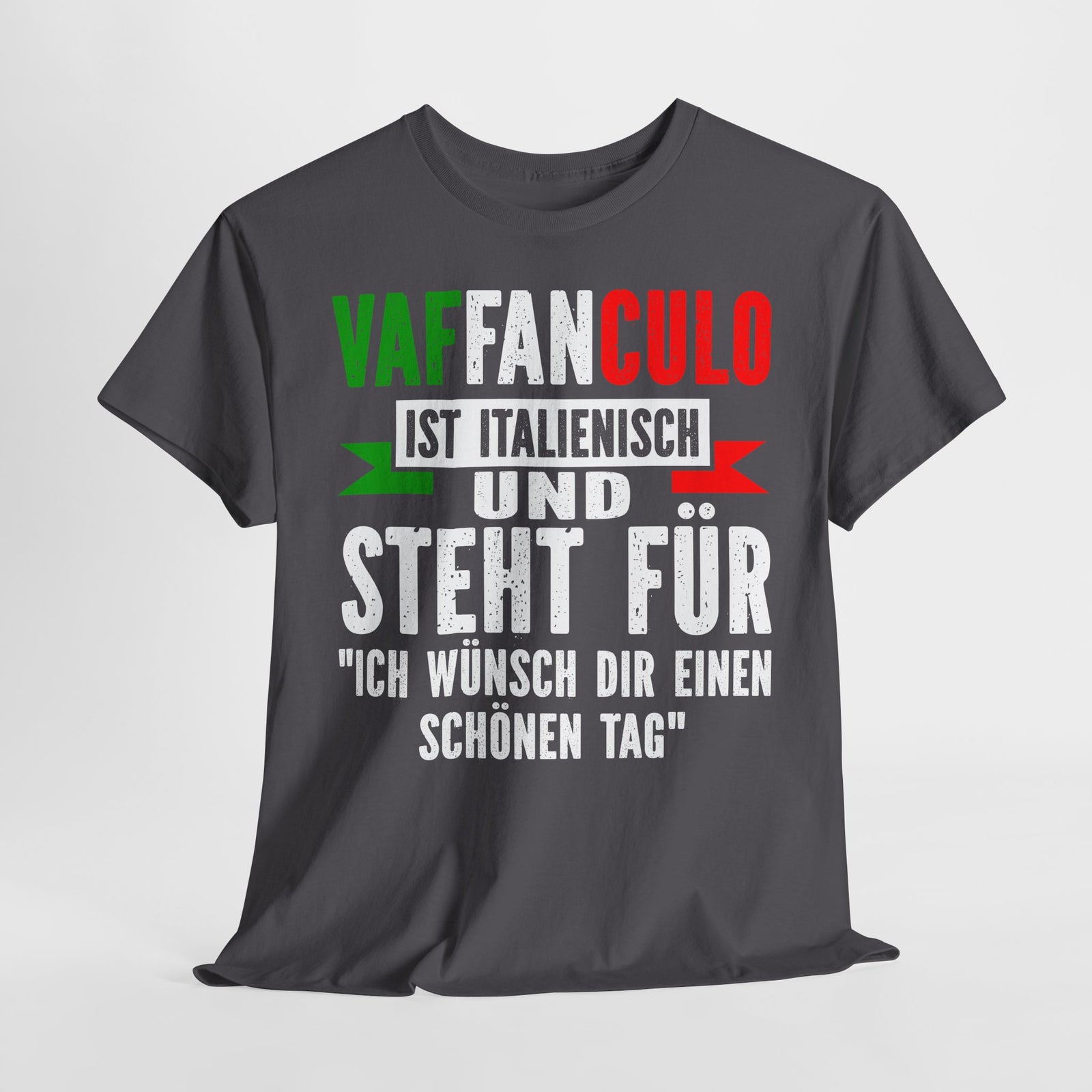Lustiges Italiener Shirt Vaffanculo Italia Italienisch Italien Männer T-Shirt