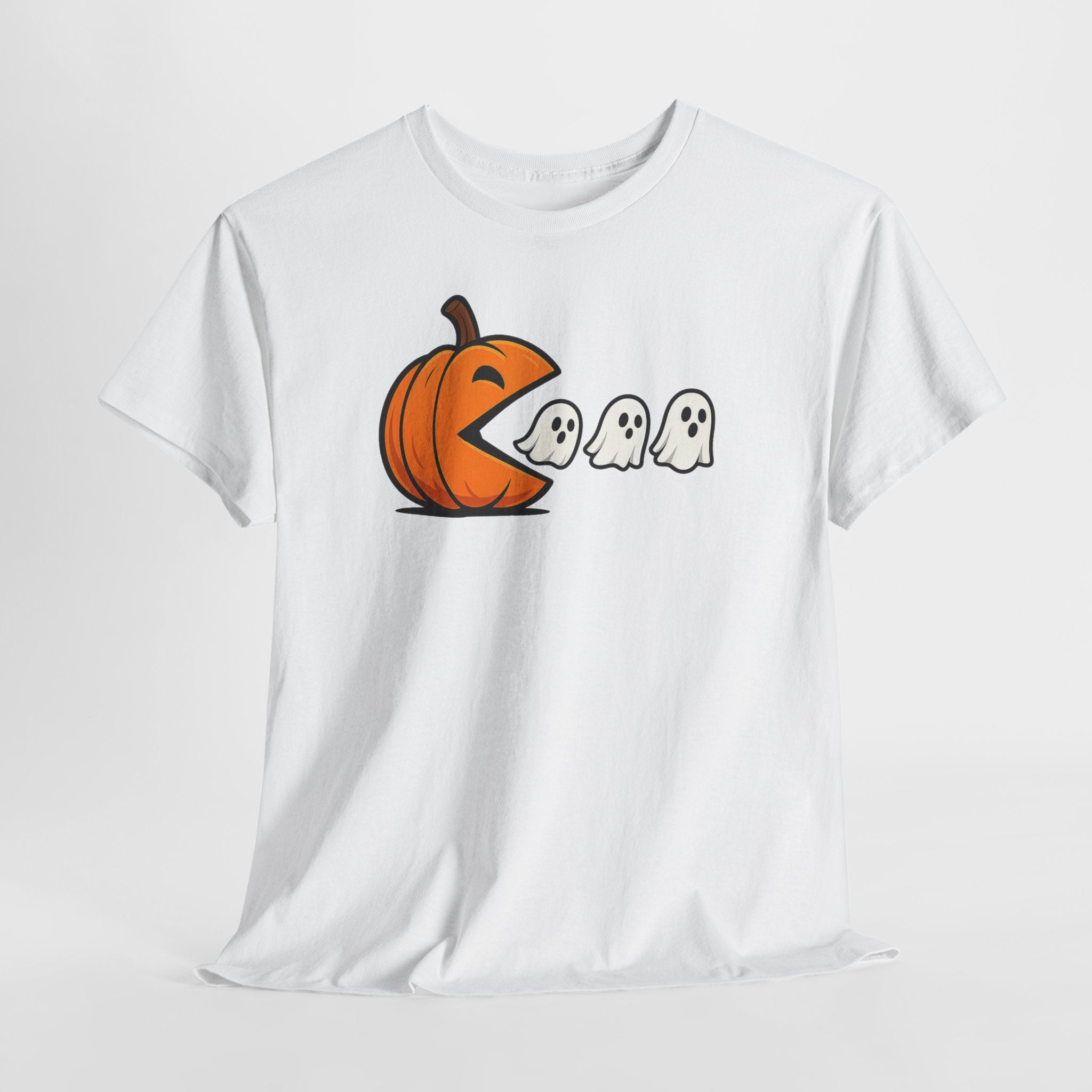 Halloween Shirt - Kürbis frisst Geister – Humorvolles Bier T-Shirt
