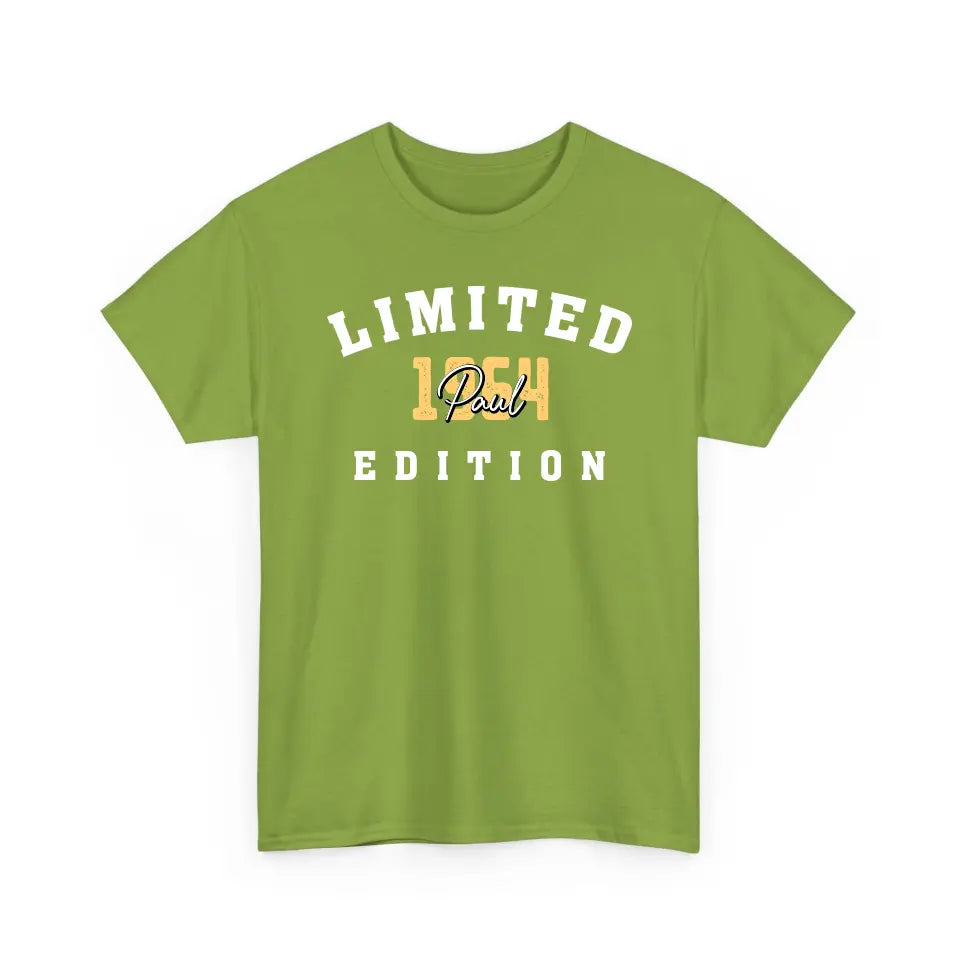 Personalizable Birthday T-Shirt Limited Edition Birthday - Gift T-Shirt