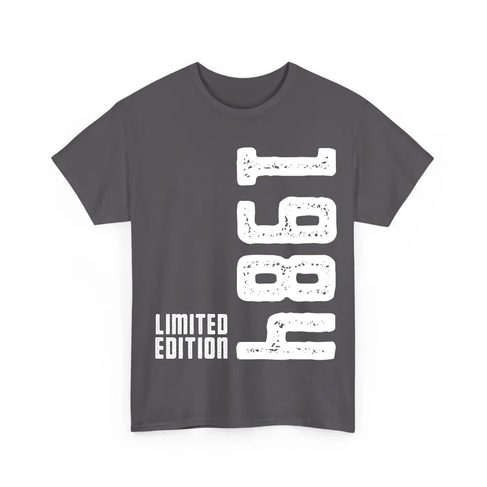 Personalizable Birthday T-Shirt Limited Edition Gift