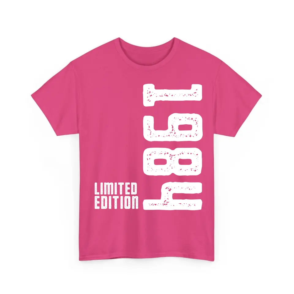 Personalizable Birthday T-Shirt Limited Edition Gift