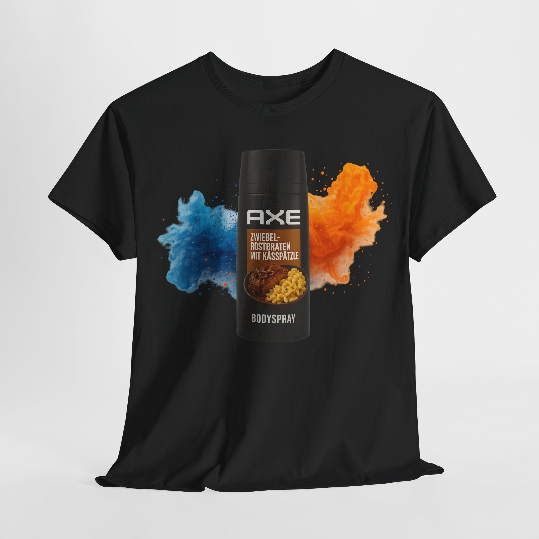 Zwiebelrostbraten & Käsespätzle – AXE Edition Parodie – Lustiges T-Shirt
