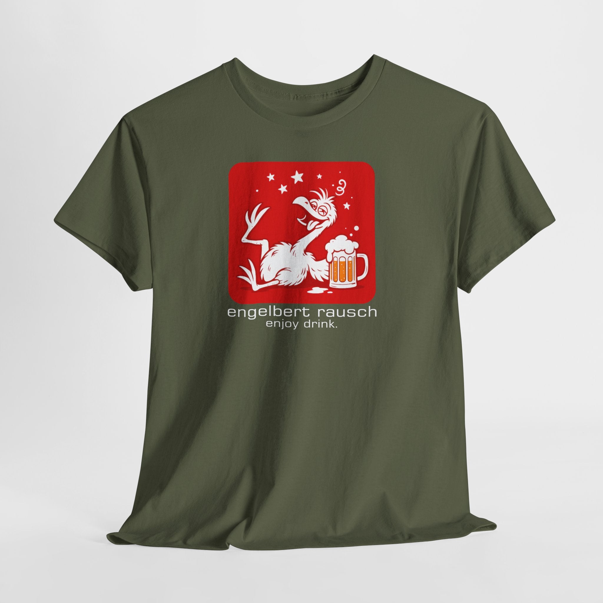 Engelbert Rausch Fun Shirt – Humorvolles Bier T-Shirt, Parodie & Geschenkidee