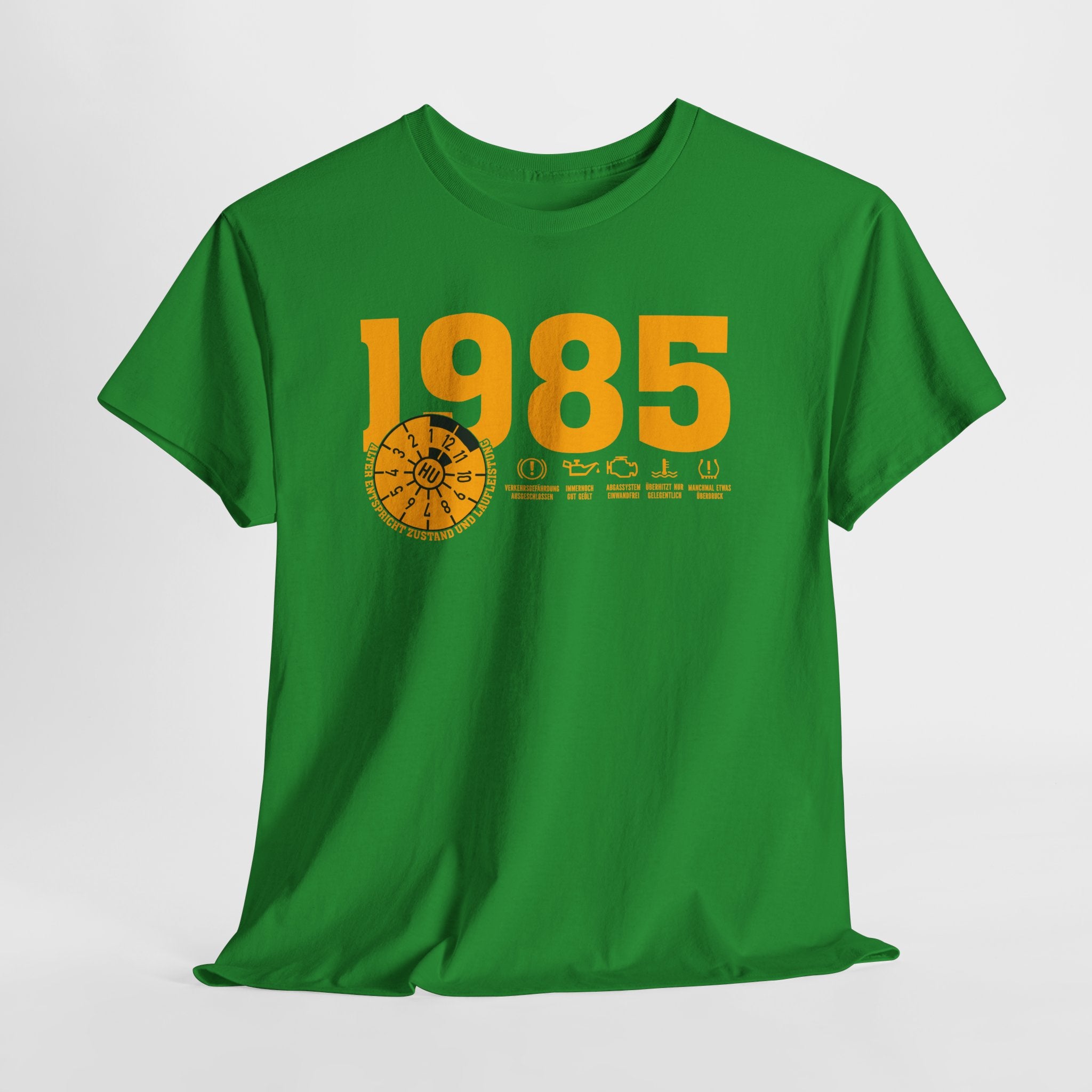 40 Geburtstag Jahrgangs-Shirt 1985 – TÜV Stempel Design - Entspricht Zustand und Laufleistung