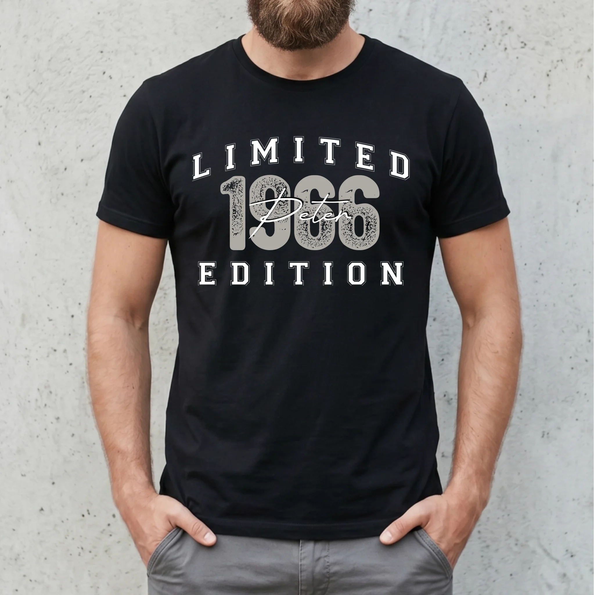 Ghostet Männer Shirt Militär Schwarz