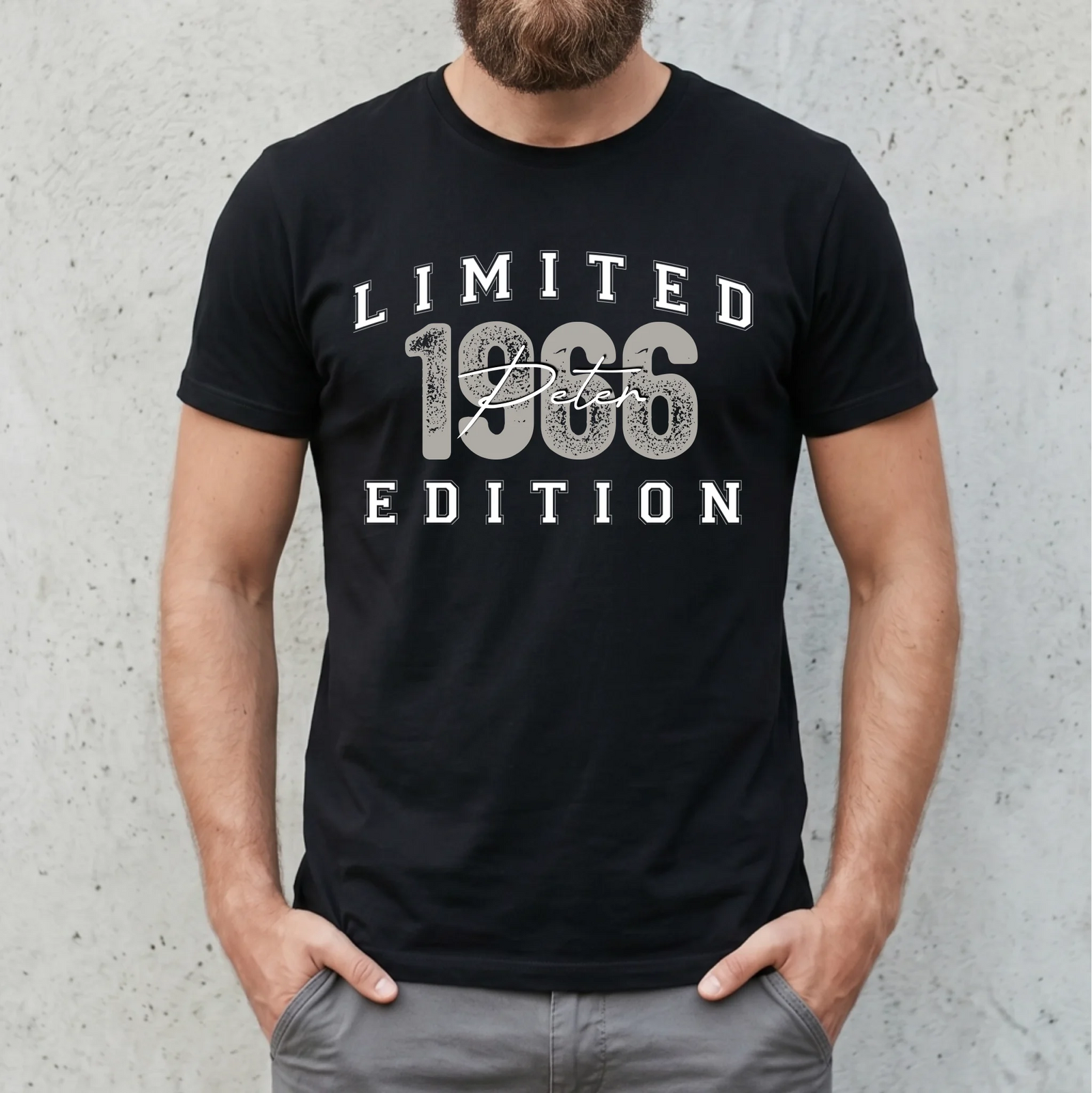 Ghostet Männer Shirt Militär Schwarz