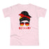 Fußball EM 2024 Messy Bun Germany Fußball Damen T-Shirt