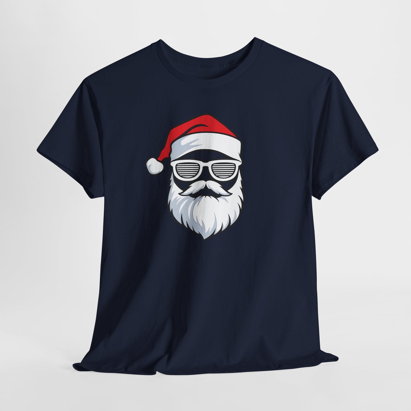 Cooler Weihnachtsmann – Stylischer Santa mit Bart & Brille T-Shirt