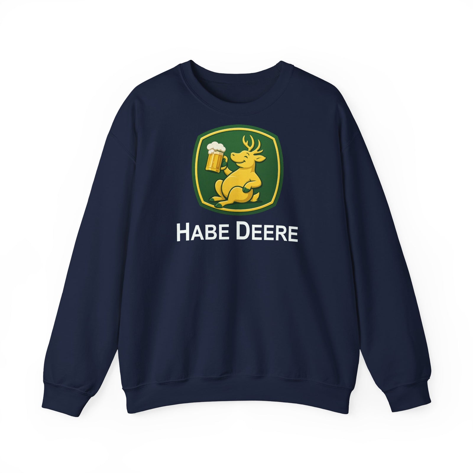 Trinkender Hirsch – Habe Deere Bier Logo Lustiger Pullover Sweatshirt