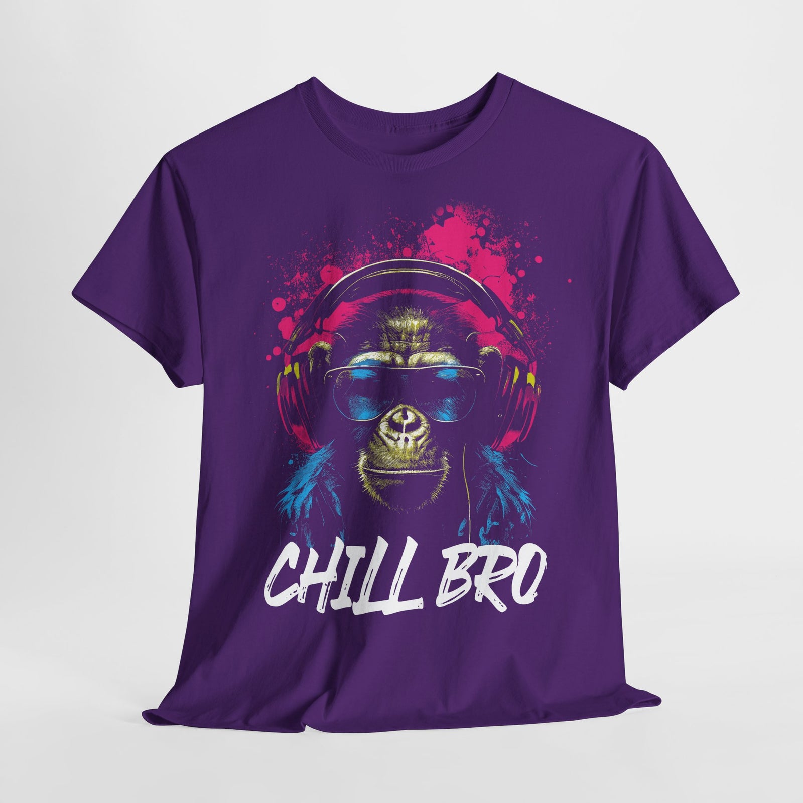 CHILL BRO - Cooler Affe mit Sonnenbrille Geschenkidee Gamer T-Shirt