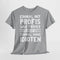 Lustige Sprüche Shirt Einmal mit Profis war früher - Sarkasmus Lustiges T-Shirt
