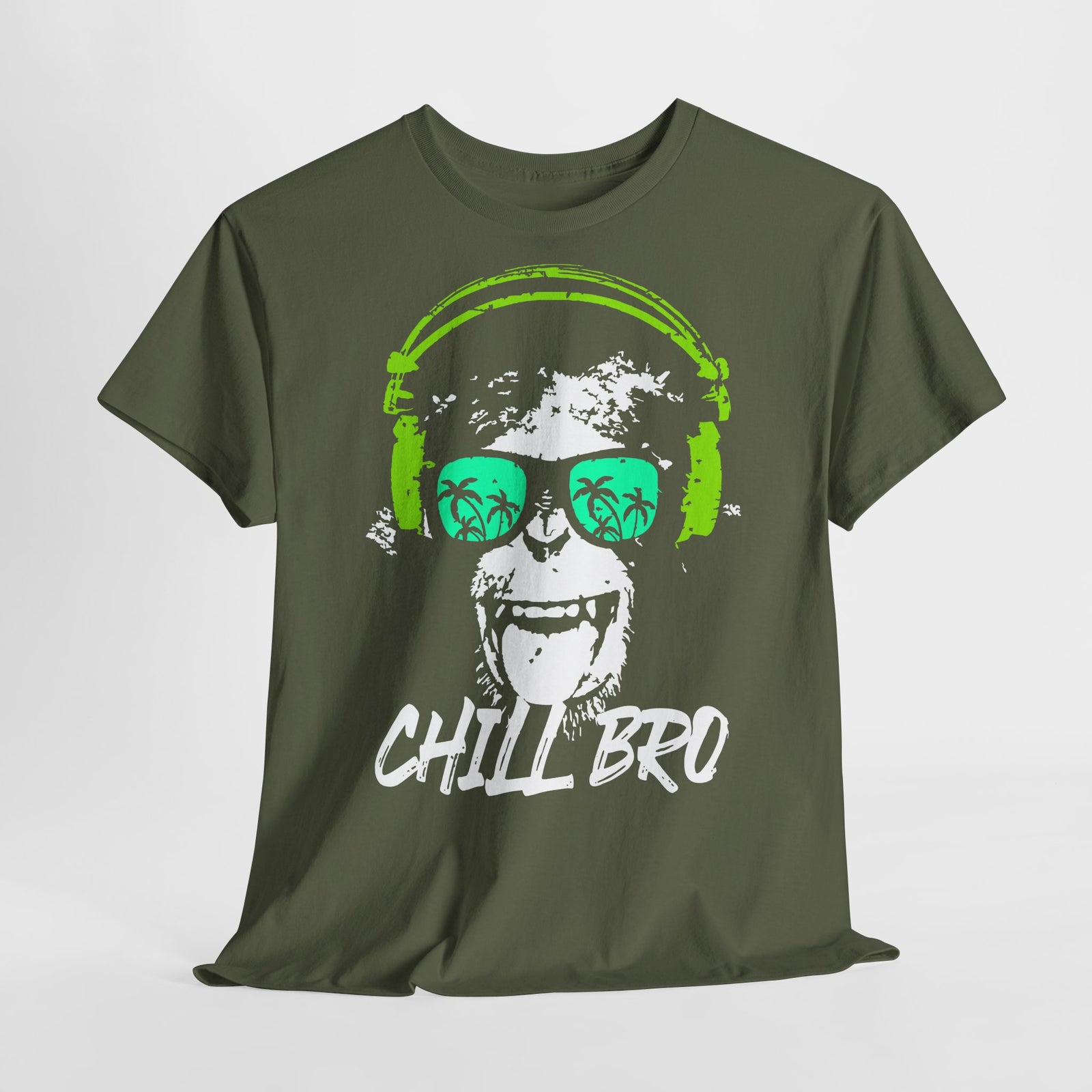 CHILL BRO - Cooler Affe mit Sonnenbrille Geschenkidee Gamer Gaming T-Shirt