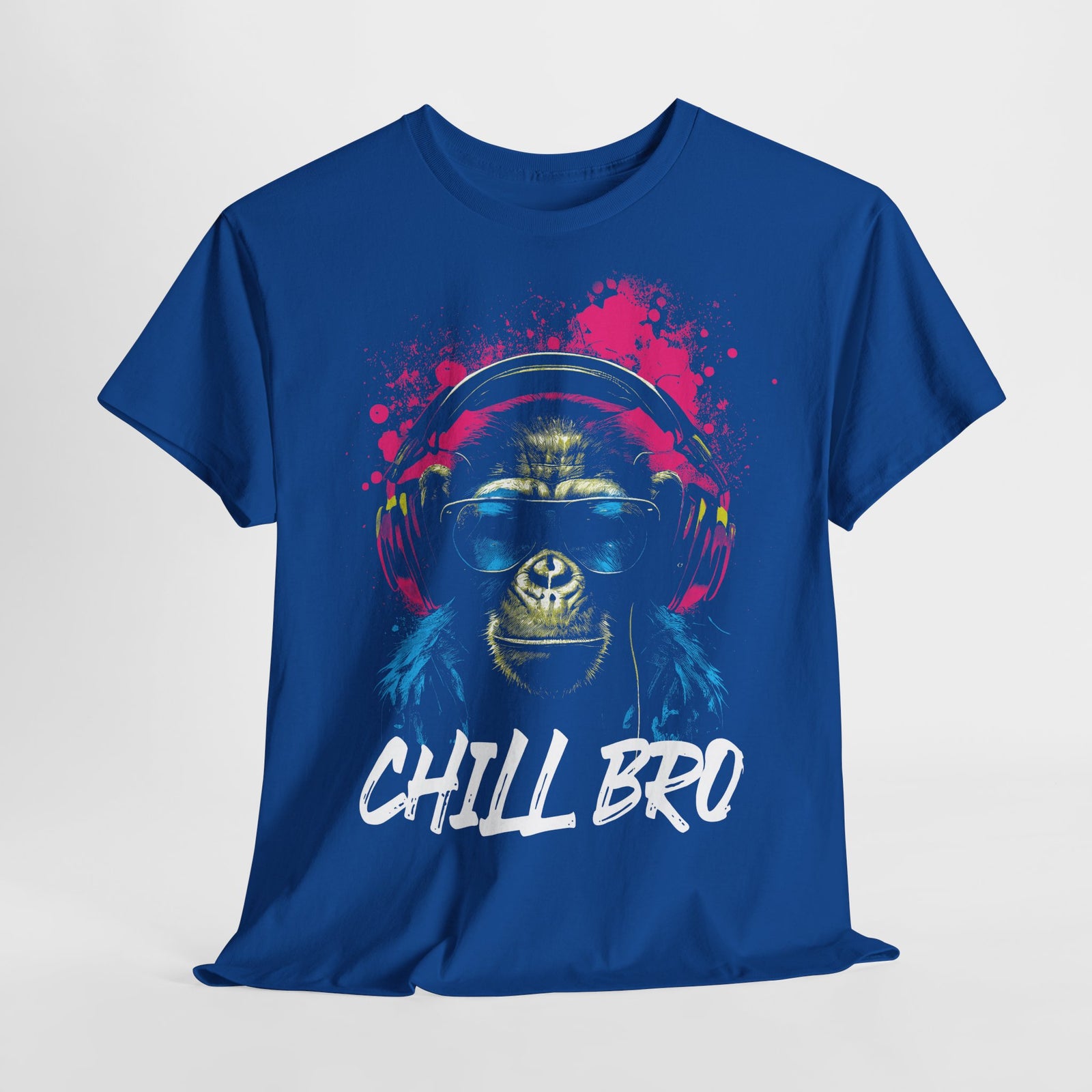 CHILL BRO - Cooler Affe mit Sonnenbrille Geschenkidee Gamer T-Shirt