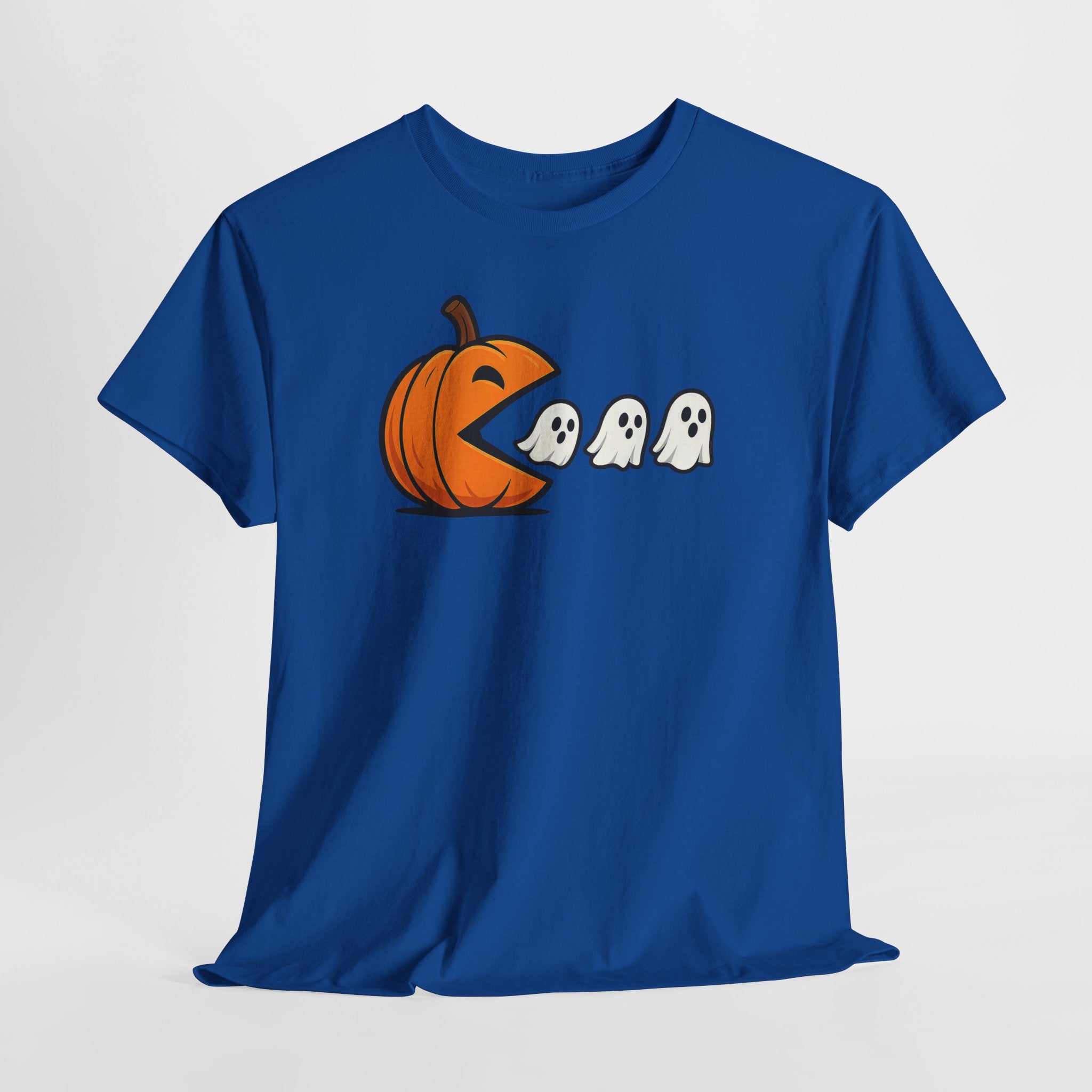 Halloween Shirt - Kürbis frisst Geister – Humorvolles Bier T-Shirt