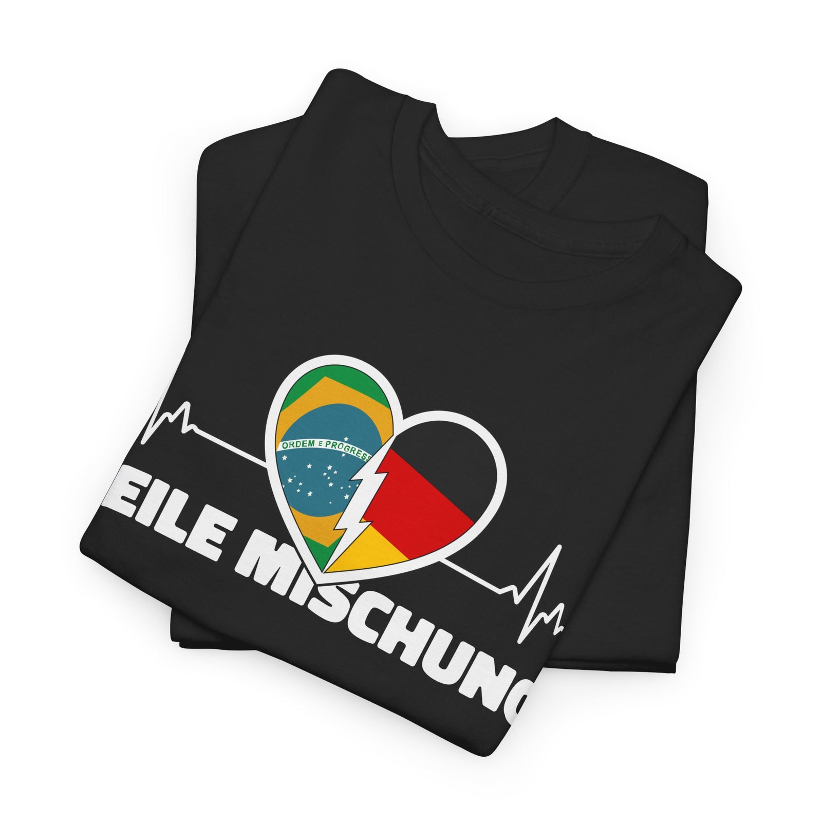 Brasilianische Flagge - Deutsche Flagge - Geile Mischung Unisex T-Shirt