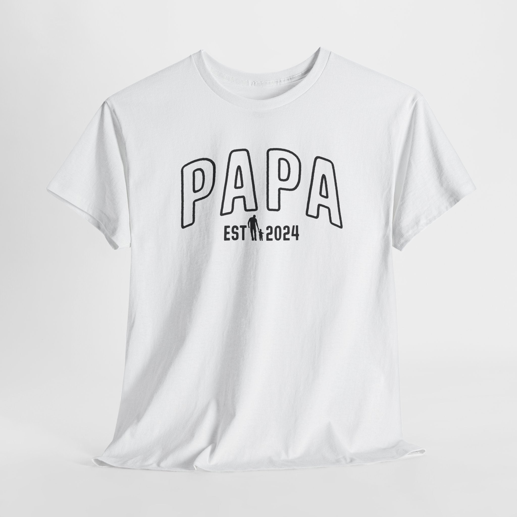 Stolzer Papa - Vatertag - Papa seit 2024 -  Geschenk T-Shirt