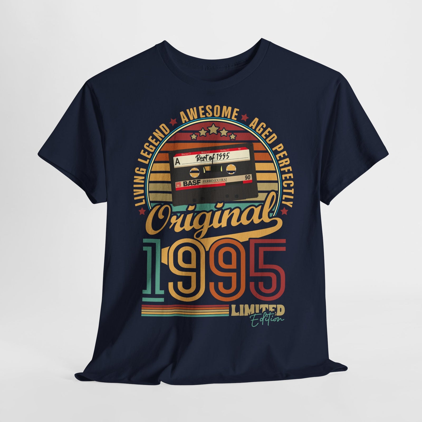 30. Geburtstag Geboren 1995 Retro Kassette Limited Edition Geschenk T-Shirt