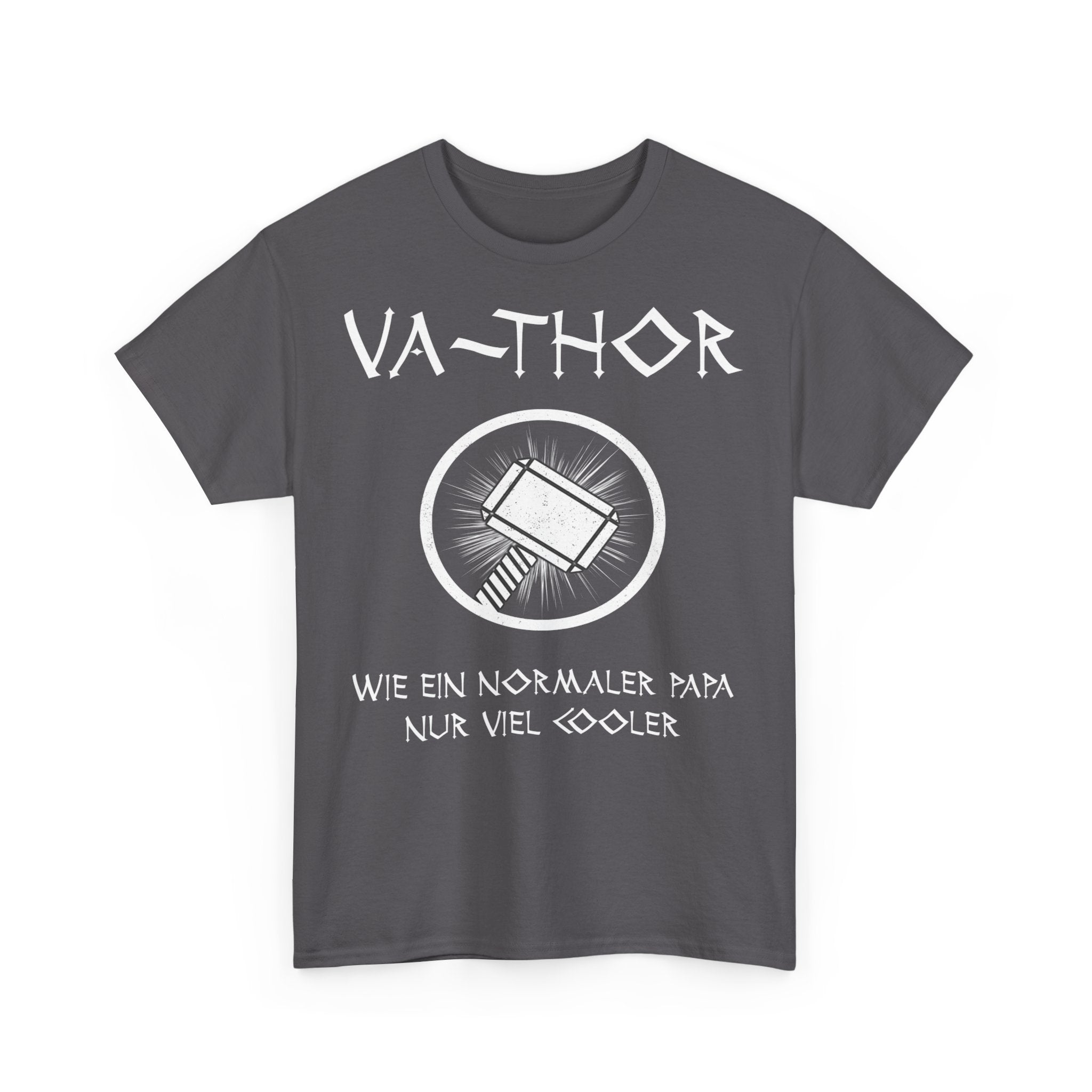 Vatertag Geschenk Va-Thor Wie ein normaler Papa nur viel cooler Wikinger Style T-Shirt