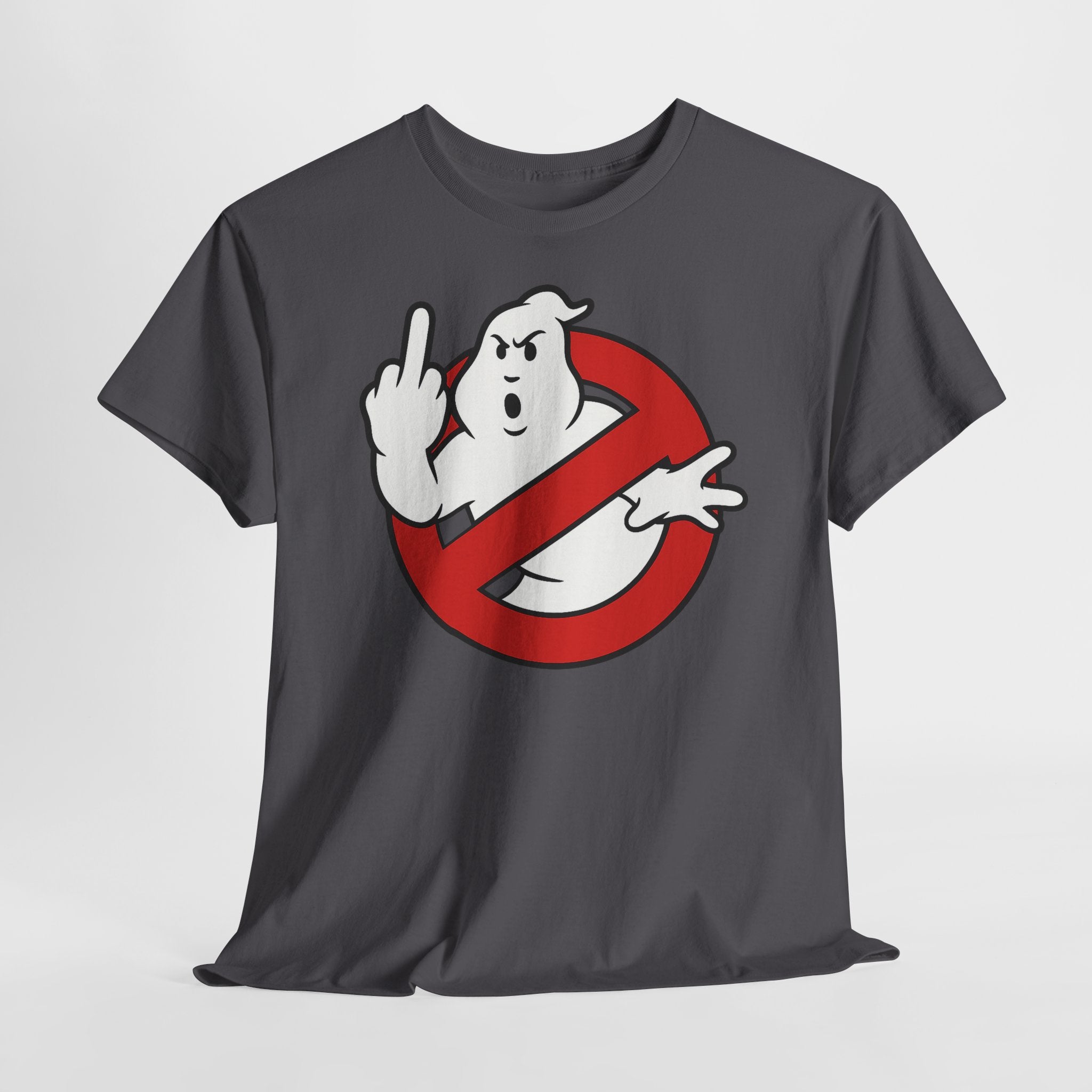 Ghostbusters Satire - Geist mit Mittelfinger - Lustiges Shirt