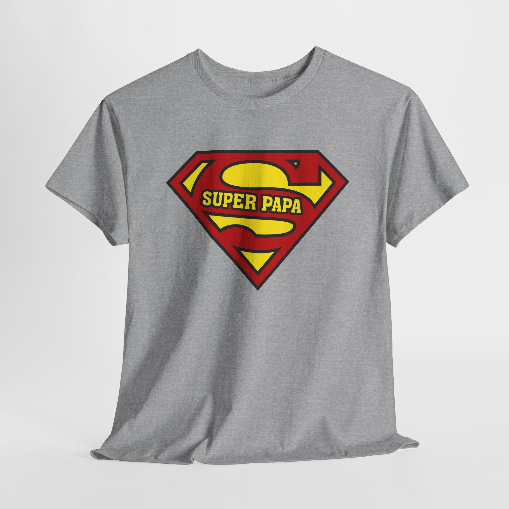 Vatertag Geschenk - Super Papa Comic Logo - Papa Papi Geburtstag Vatertag Geschenk Shirt