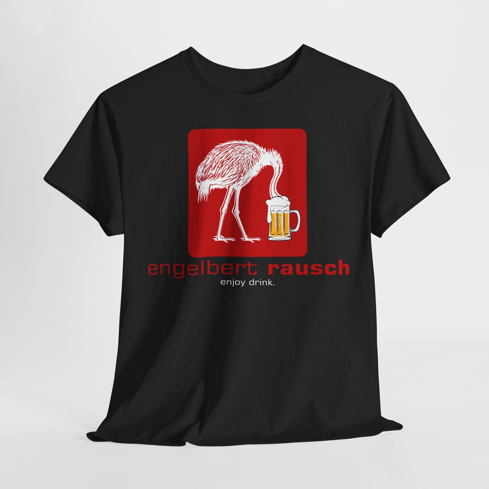 Engelbert Rausch witziges Bier Shirt Engelbert Rausch (fett) Parodie T-Shirt