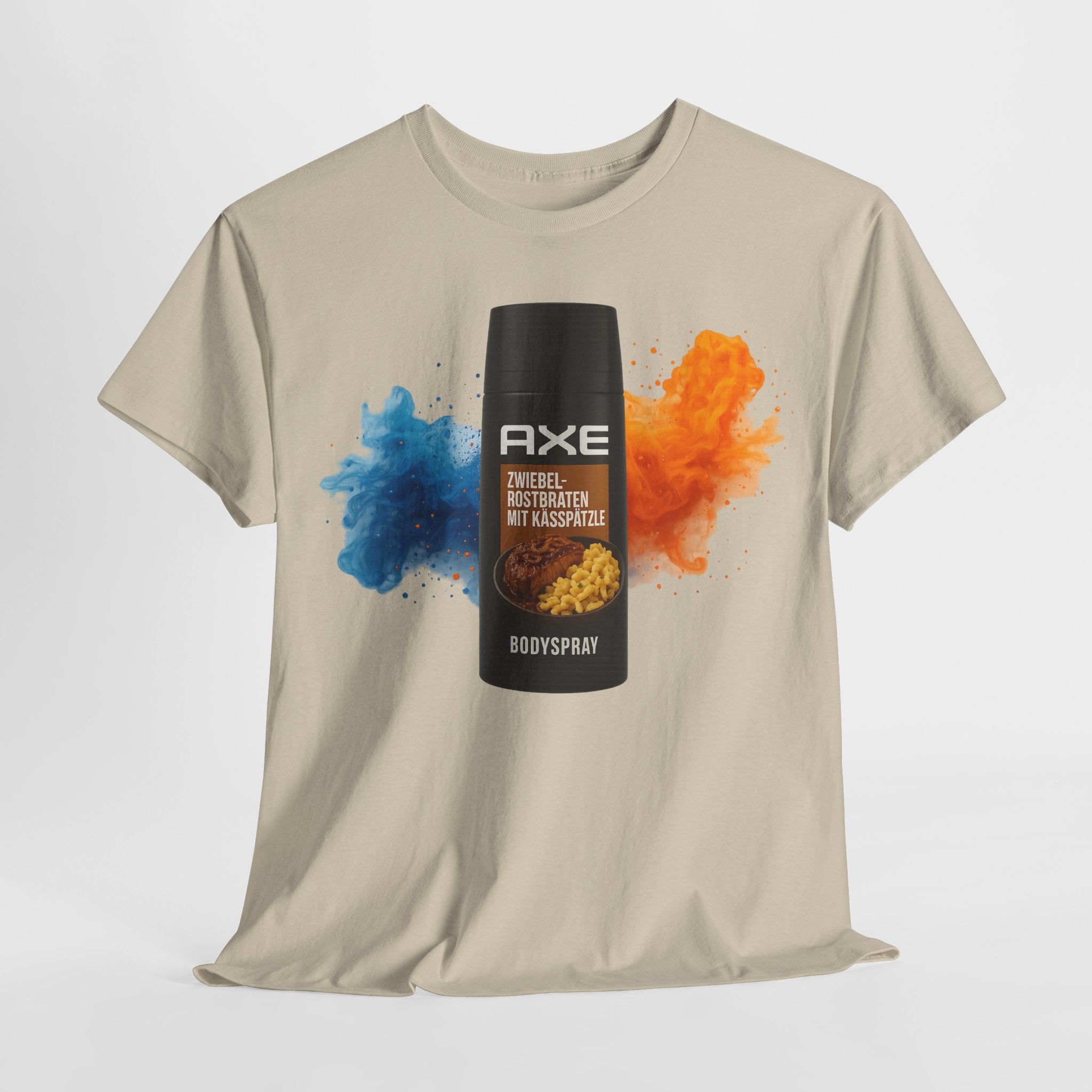 Zwiebelrostbraten & Käsespätzle – AXE Edition Parodie – Lustiges T-Shirt