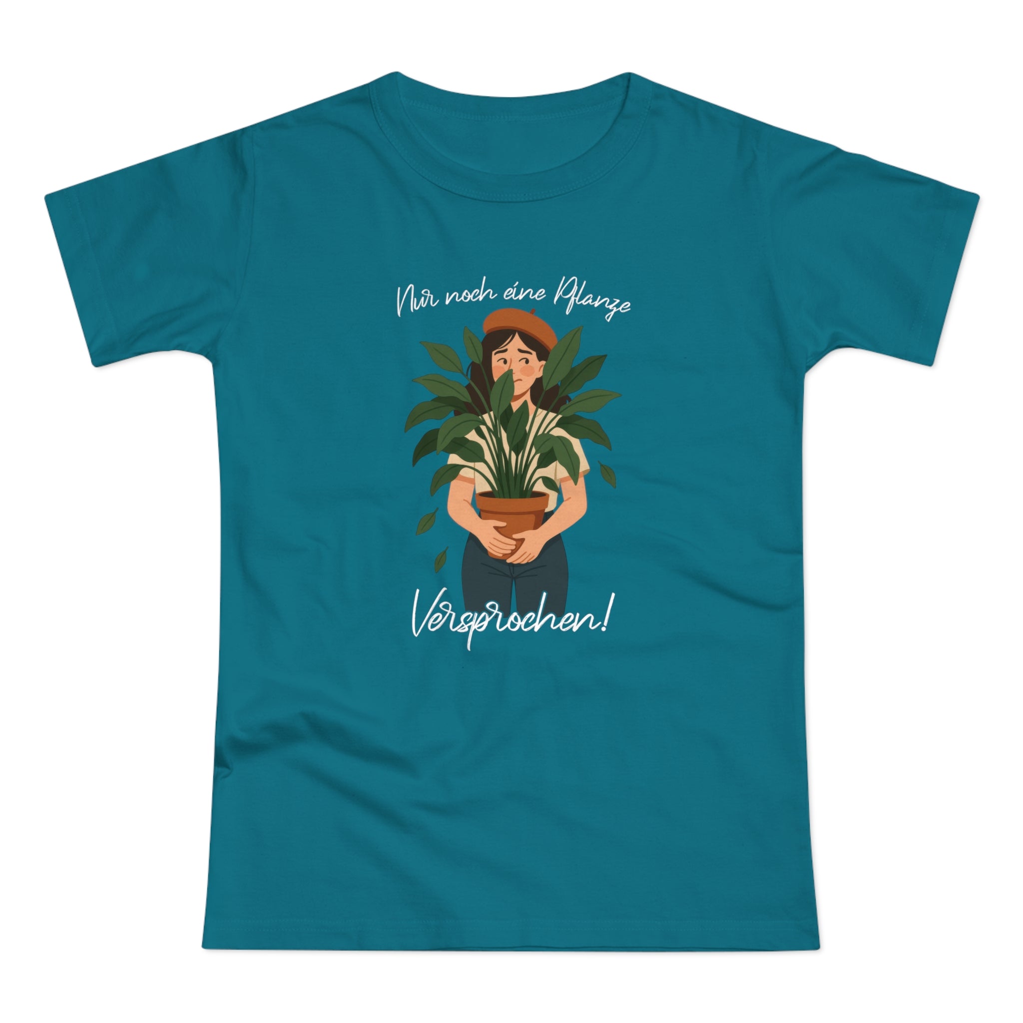 Frauen und Pflanzen - Nur noch eine Pflanze Versprochen Lustiges Frauen T-Shirt