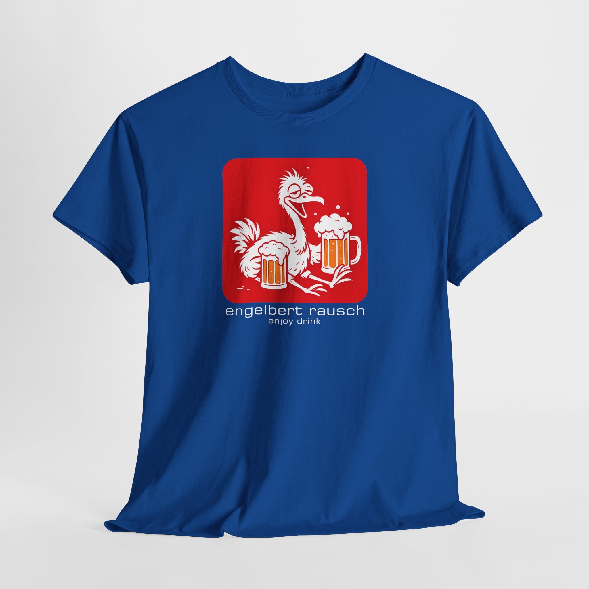 Engelbert Rausch Parodie T-Shirt – Lustiges Bier Shirt für Herren, witziges Geschenk