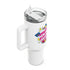 80s GIRL - Lustiges Retro Design - Thermobecher 1,18 Liter