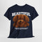 Kopfüber Teddy Bär T-Shirt – Realistisches Plüsch-Design