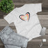 Football EM 2024 German Flag Heart Germany Football Women's T-Shirt