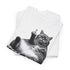 Funny fat lazy cat with middle finger - NOPE no desire - Funny T-Shirt