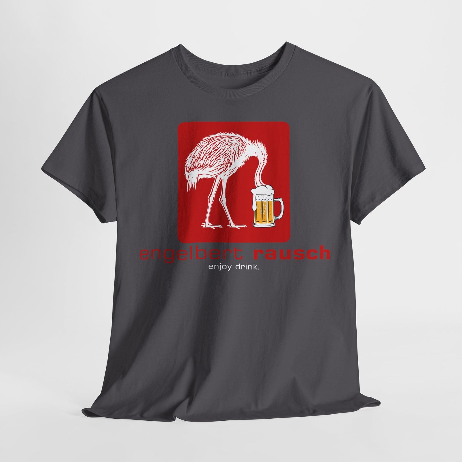 Engelbert Rausch witziges Bier Shirt Engelbert Rausch (fett) Parodie T-Shirt