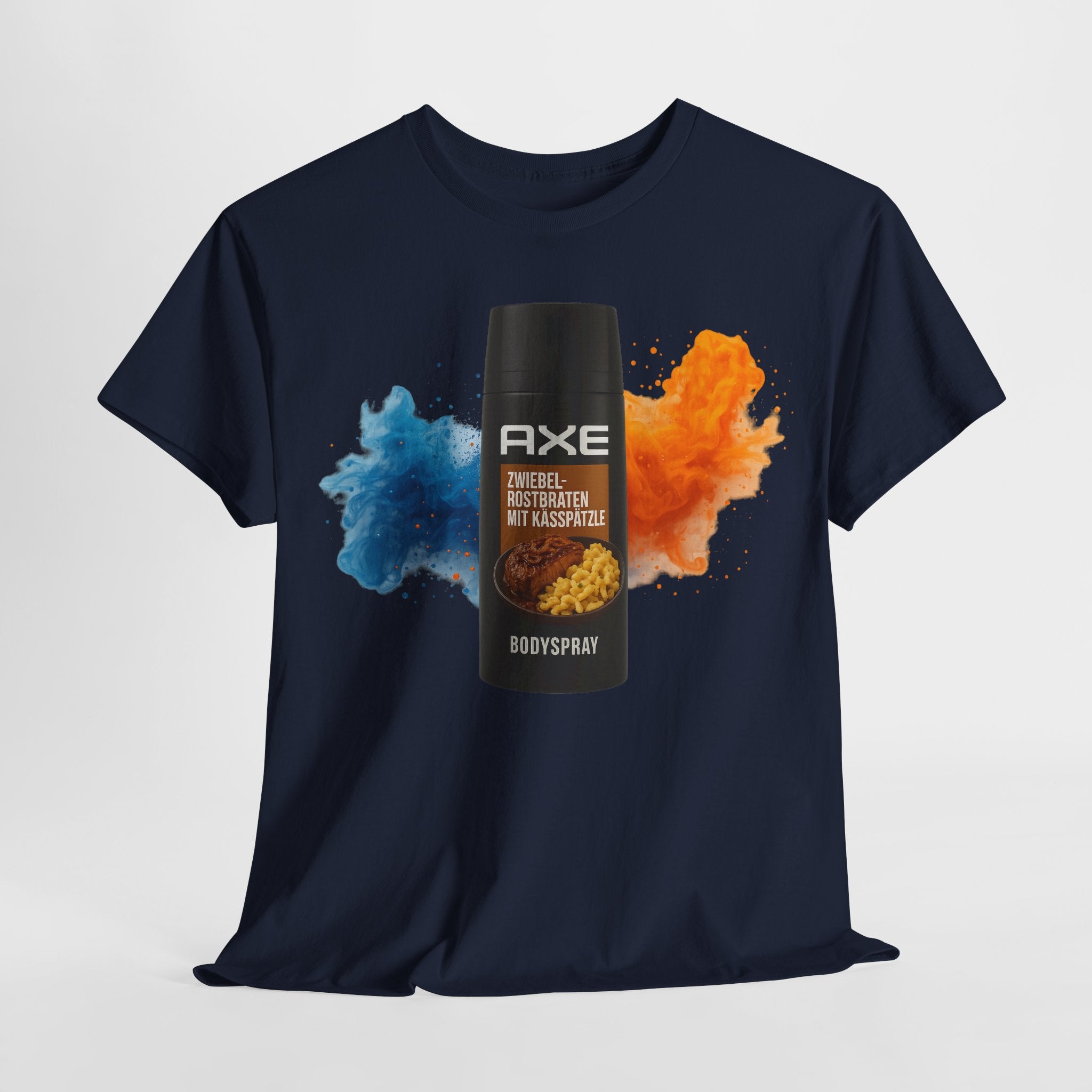 Zwiebelrostbraten & Käsespätzle – AXE Edition Parodie – Lustiges T-Shirt
