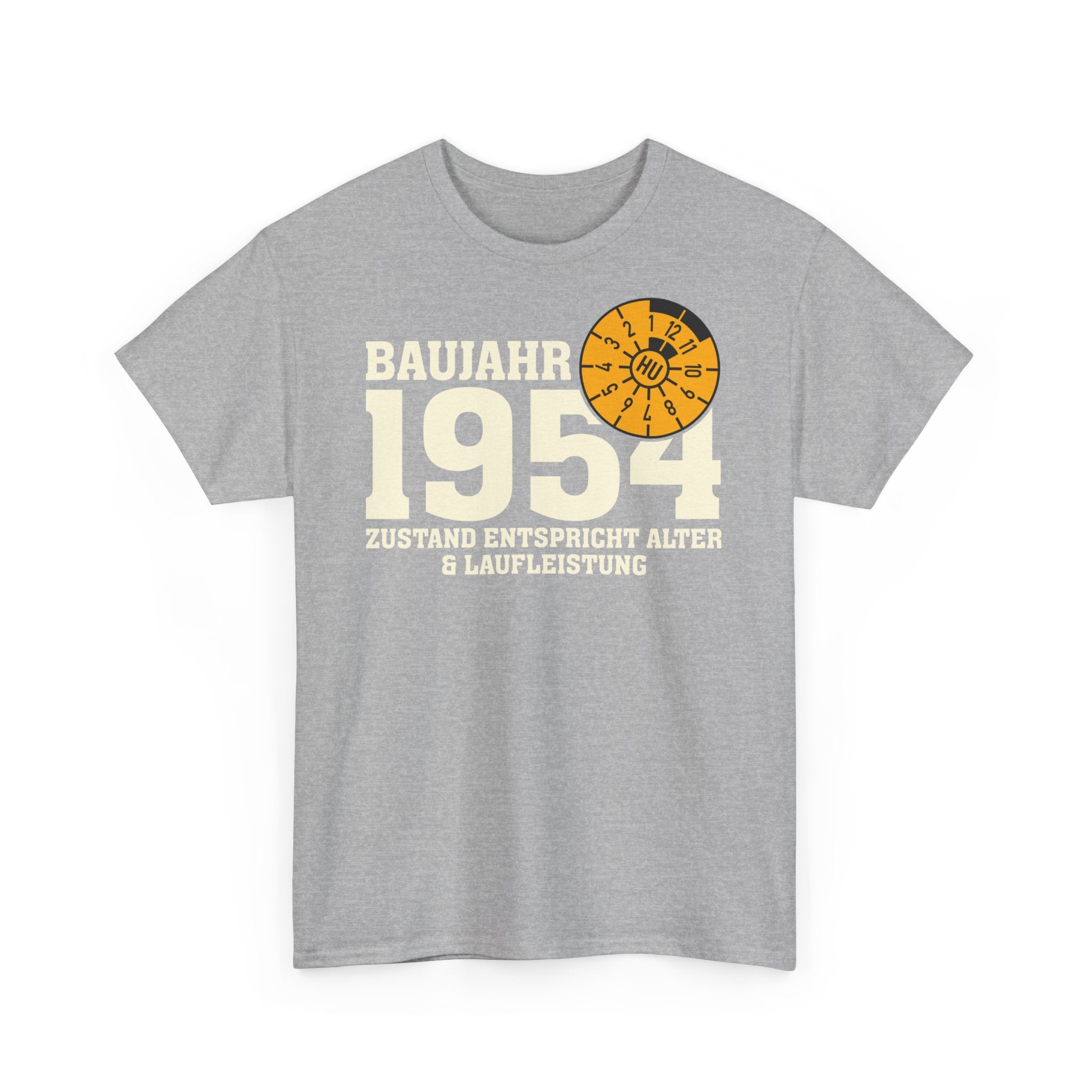70. Geburtstag TÜV Baujahr 1954 Zustand entspricht Alter und Laufleistung Lustiges Geschenk Unisex T-Shirt