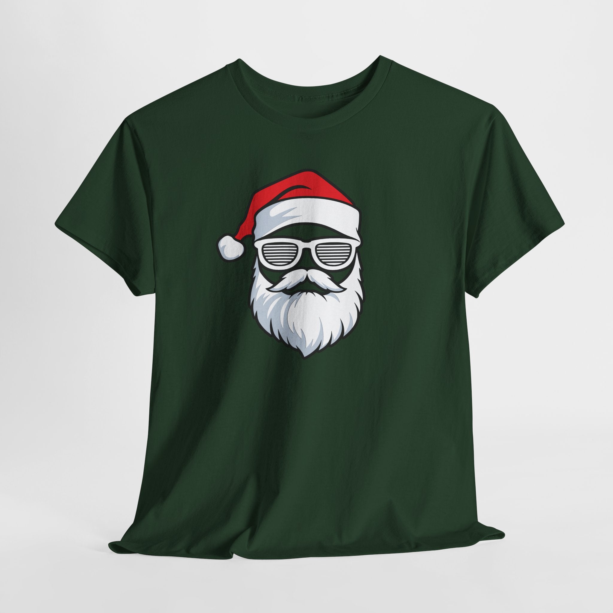 Cooler Weihnachtsmann – Stylischer Santa mit Bart & Brille T-Shirt