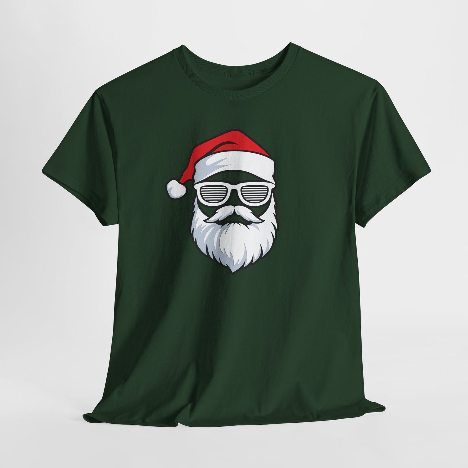 Cooler Weihnachtsmann – Stylischer Santa mit Bart & Brille T-Shirt
