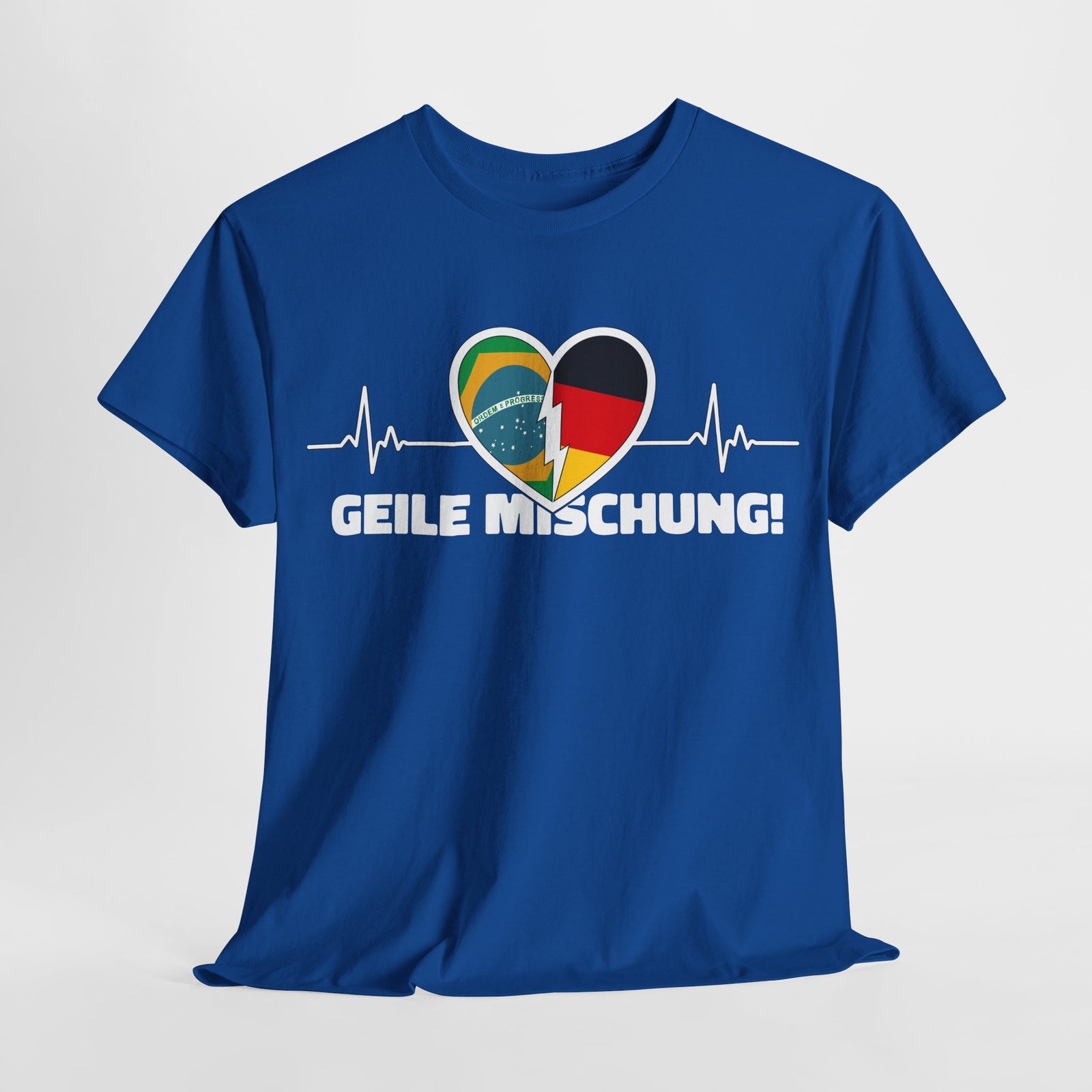 Brasilianische Flagge - Deutsche Flagge - Geile Mischung Unisex T-Shirt