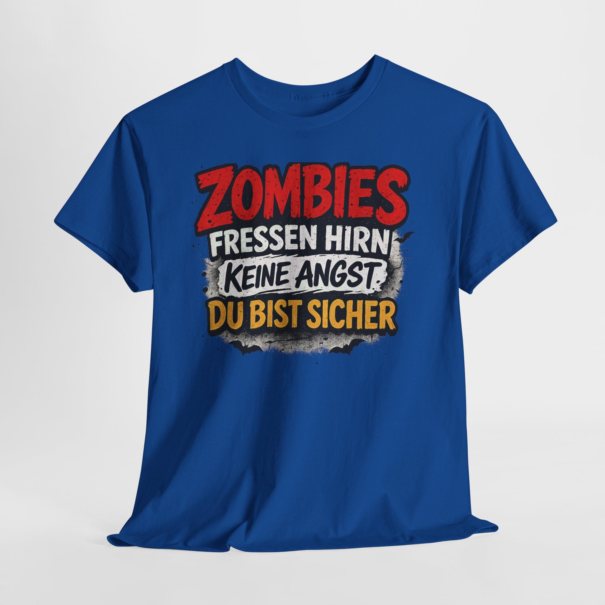 Halloween Shirt - Zombies Fressen Hirn - Du Bist Sicher - Lustiges Halloween T-Shirt